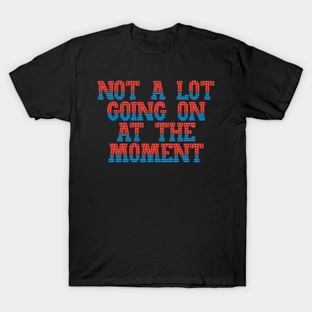 Not A Lot Going On At The Moment T-Shirt by Animal Specials